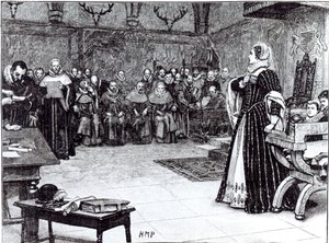Processo a Maria Stuarda (1542-87) nel castello di Fotheringhay da Edouard Berveiller